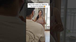 Gussa kahin toh nikalna padega na🙄 #niketimsy #husbandwife #marriedlife