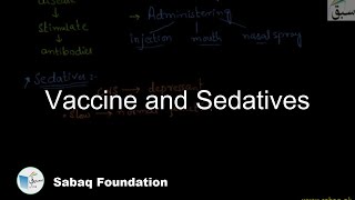 Vaccine and Sedatives