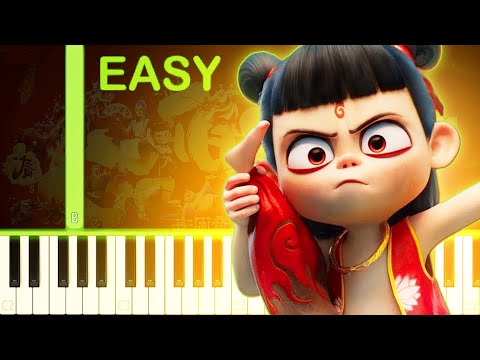 NE ZHA 2 THEME- EASY Piano Tutorial