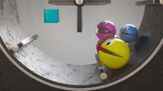 Test: When Pac-Mans See Jelly, They Go Wild! 😂 😋 ❤️ C4D4U