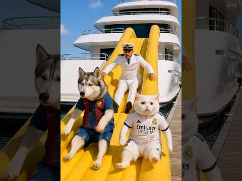 🐾Hero Dog & Cat Save Cruise Passengers | Unbelievable Yacht Rescue Story