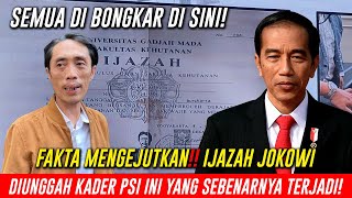 "Fakta Mengejutkan! Ijazah Jokowi Diunggah Kader PSI, Ini yang Sebenarnya Terjadi!"