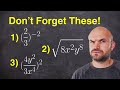 Rational Powers and Exponent Properties