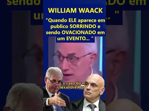 William Waack faz declaração incisiva sobre Alexandre de Moraes