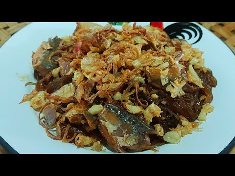 วิธีทำวุ้นเส้นผัดปลากระป๋อง อร่อยเกินคาด/ครัวกัณฐมณี channel