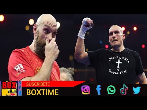 TYSÓN FURY NO ACEPTA LA DERROTA CONTRA USYK ANOCHE "UN JUEZ NO LE DIO UN SOLO ROUND APARTIR DEL 6"