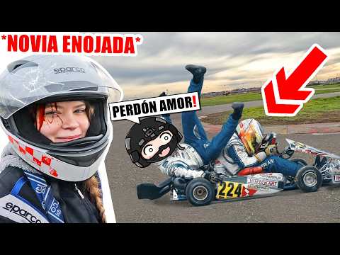 PROVOQUÉ un ACCIDENTE a mi NOVIA en KARTING❗️😱 ▬ Yio Airsoft