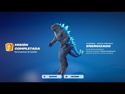 COMPLETAMOS LAS MISIONES DE GOTZILLA FORTNITE