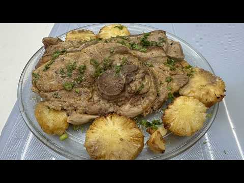 RECEITA PARA AS FESTAS DE FIM DE ANO PERNIL ASSADO COM ABACAXI