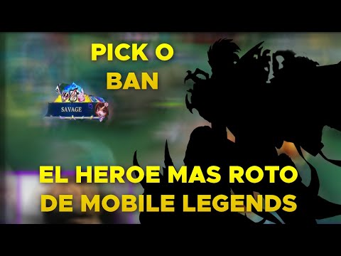 EL HEROE MAS ROTO DE MOBILE LEGENDS QUE HACE SAVAGE FACIL 😱 | MOBILE LEGENDS ESPAÑOL