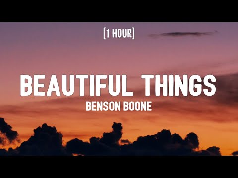 Benson Boone - Beautiful Things [1 HOUR/Lyrics] "i want you i need you oh god"