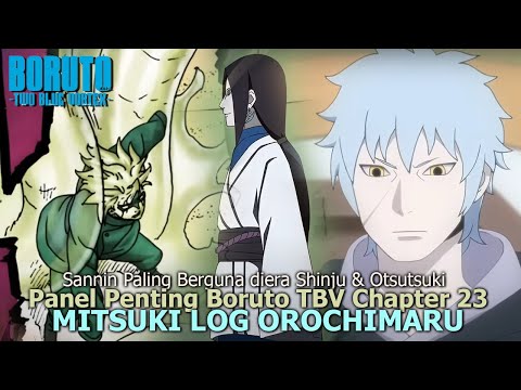 RAHASIA CHAPTER 23 - MITSUKI BUKTI OROCHIMARU LOG AKAN MUNCUL DI BORUTO TWO BLUE VORTEX