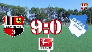 Zusammenfassung 1. Spieltag Kreisliga C2 ESV Herne III   - BW Börnig II