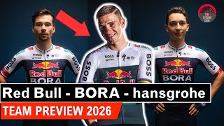 Red Bull - BORA - hansgrohe 2026 Team Preview - Will Remco Evenepoel Win the Tour de France?