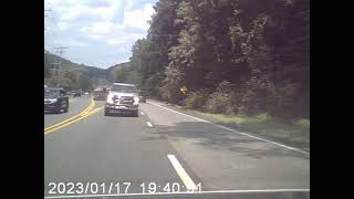 Crossing the yellow line! Almost died! 7.17.23