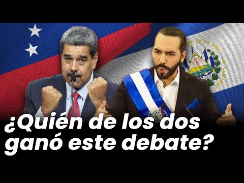 El día que Bukele y Maduro se enfrentaron ¿Quien ganó el debate?