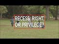 Recess and Child Development Insights