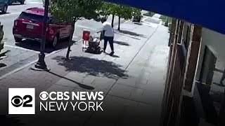 YouTube video thumbnail: Man Caught on Camera Stealing From Kids' Lemonade Stand in New Jersey