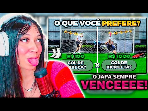 BANHERISTAS - VOCÊ PREFERE FAZER UM GOL DE CABEÇA ou DE BICICLETA??(VALENDO PRODUTOS DA NIKE 🤑)