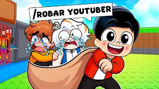 ROBE A TODOS LOS YOUTUBERS SECRETOS LEGENDARIOS como ROBA UN BRAINROT en ROBLOX | Karim Juega