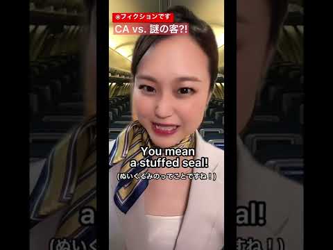 ※フィクション【CAあるある?!】 謎の客 vs. CA✈️🦭