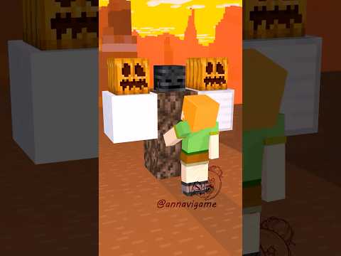Minecraft's Weirdest Wither (It Self-Destructed!) ネザースター🌟は貰えない  #マイクラ #minecraftanimation ＃マイクラアニメ