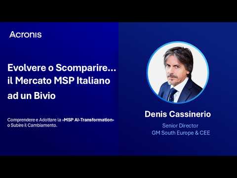 Evolvere o Scomparire…il Mercato MSP Italiano ad un Bivio