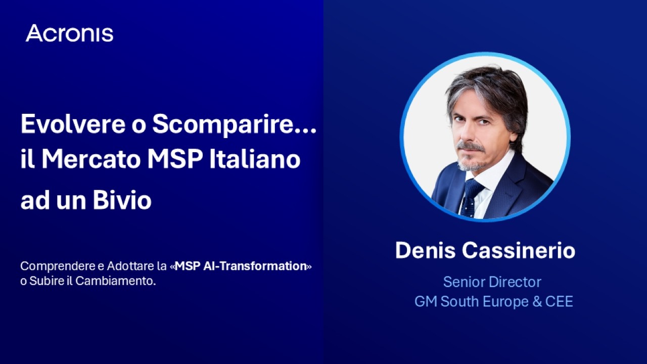 Evolvere o Scomparire…il Mercato MSP Italiano ad un Bivio