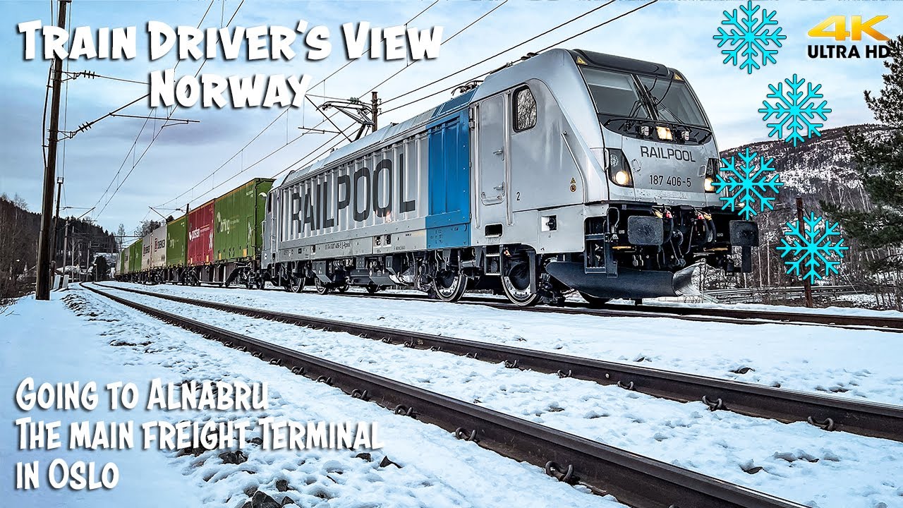 CABVIEW: Going to the freight terminal in Oslo - RailCowGirl