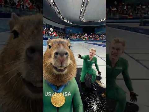 Karma Hits Hard! Sabotage Backfires on the Ice #capybara