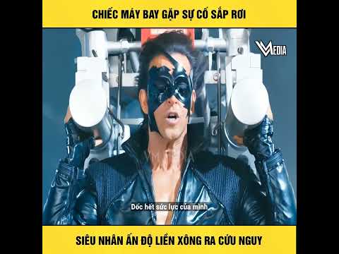 Chiếc máy bay gặp sự cố sắp rơi, Siêu nhân Ấn Độ liền xông ra cứu nguy