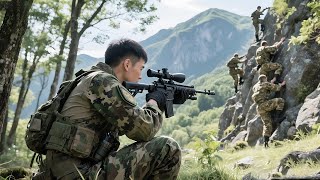 2025動作大片：日軍攀爬百米懸崖偷襲，卻不知八路早已埋伏，團滅日軍！ ⚔️ 抗日 MMA | Kung Fu