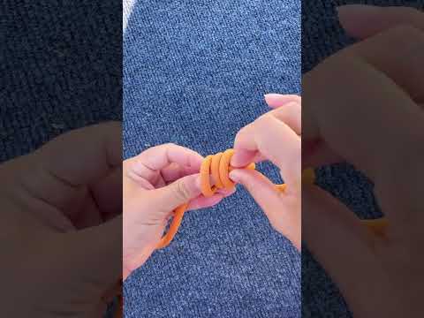 生活中经常会用到的活套结，简单又实用