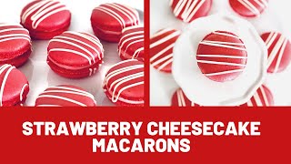Strawberry Cheesecake Macaron Recipe | Beginner Friendly