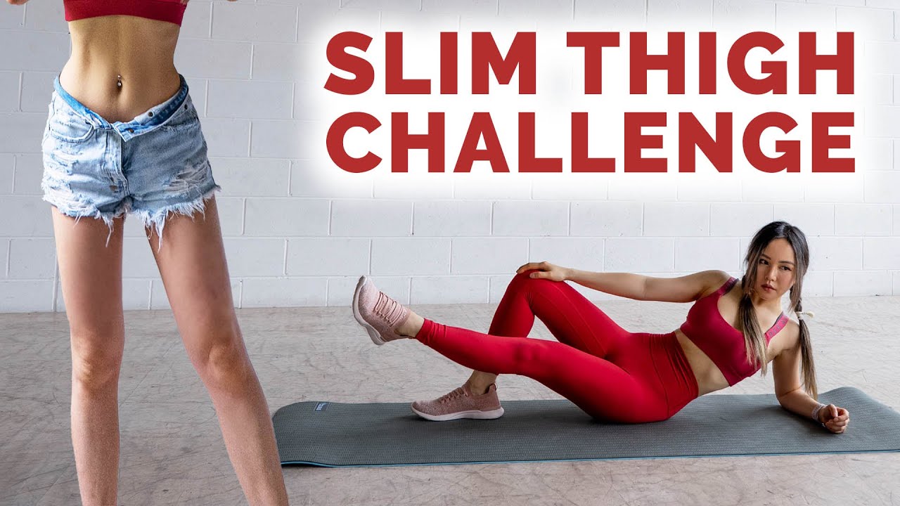 Slim Thighs & Legs Workout that WORKS Burn Inner & Outer Thighs Fat (No Jumping) #01