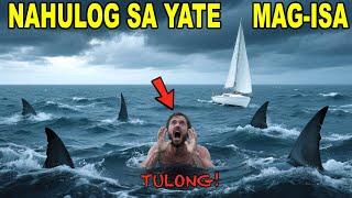 NAHULOG Sya sa YATE at MAG-ISANG NAGPALUTANG LUTANG sa KARAGATANG PUNO ng PATING