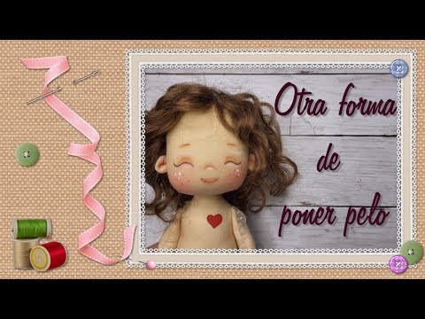 TUTORIAL Otra FORMA de PONER PELO / Another WAY to PUT HAIR TUTORIAL