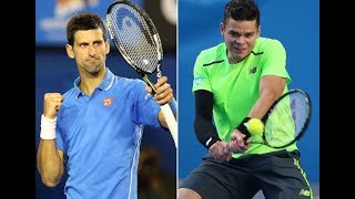 Novak Djokovic vs Milos Raonic Match Point + Interview With John Mcenroe AO 2020