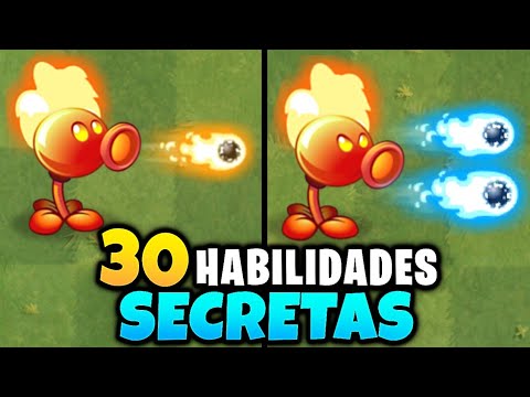 30 HABILIDADES SECRETAS en Plantas Vs Zombies 2