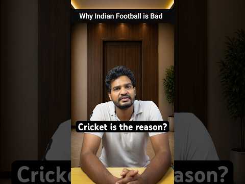 Why football is bad in India? #shorts #football #cricket