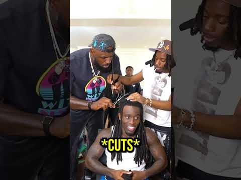 Lebron James Cuts Kai Cena't Locks😱