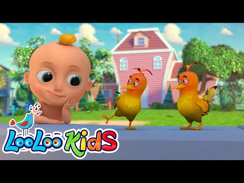 🐦🦅Two Little Dickie Birds - Nursery Rhymes with Lyrics! Entertaining Kids Songs!