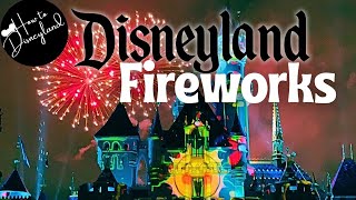 NEW! helpful info on fireworks @Disneyland  tips and secrets including the Christmas fireworks show