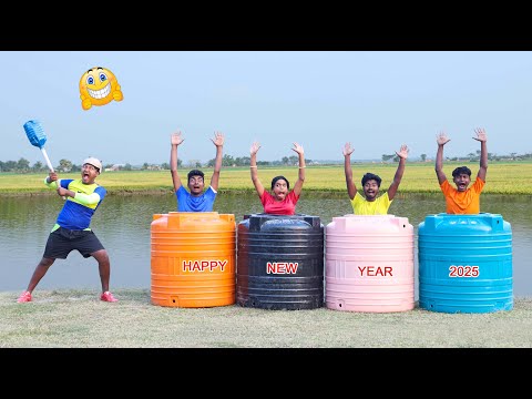 Happy New Year Special Funny Comedy Video 2025 😎 Very Special Trending Funny Comedy Video 😂 EP 384