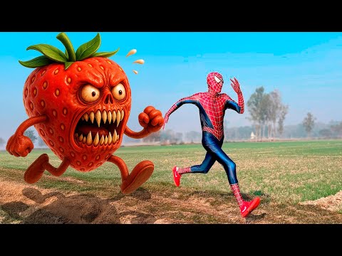 Homem-Aranha e o Morango Malvado - Filme 1 hora spiderman