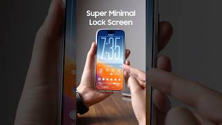 iOS 27 Minimal iPhone Lock Screen