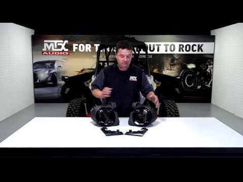 MTX THUNDER5 Audio Kit Installation for 2019+ Polaris RZR Vehicles with Ride Command