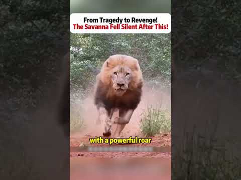 From Tragedy to Revenge! The Savanna Fell Silent After This! #lion #wildlife #savanna #animalstory