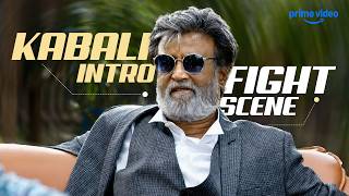 Kabali Intro Fight Scene 🔥 | Rajinikanth | Hindi Dubbed | Prime Video India