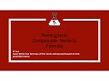 Naming Ionic Compounds: From Name to Formula